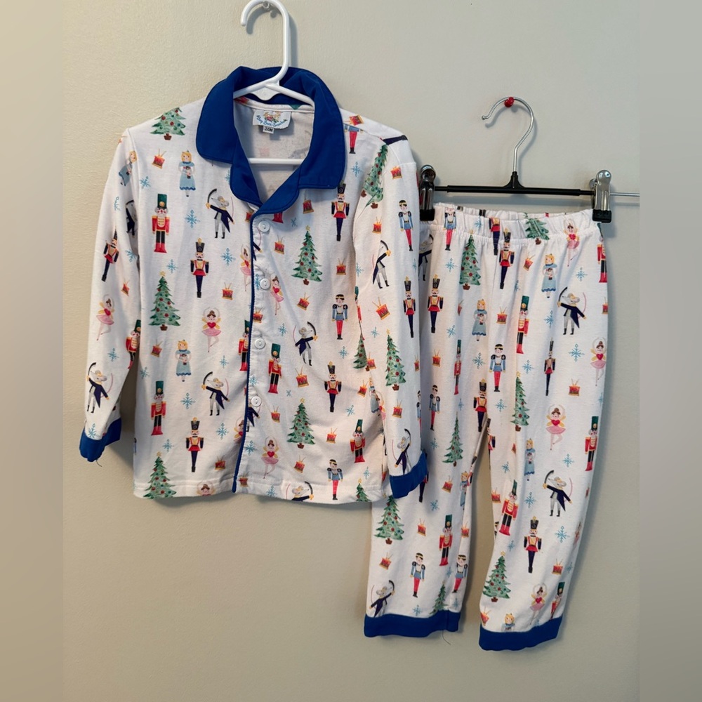 Busy Bees Smocks Christmas Nutcracker Pajamas